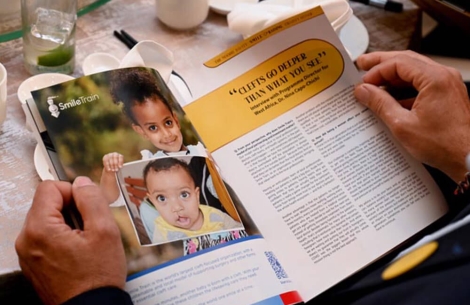 Smile Train printed newsletter
