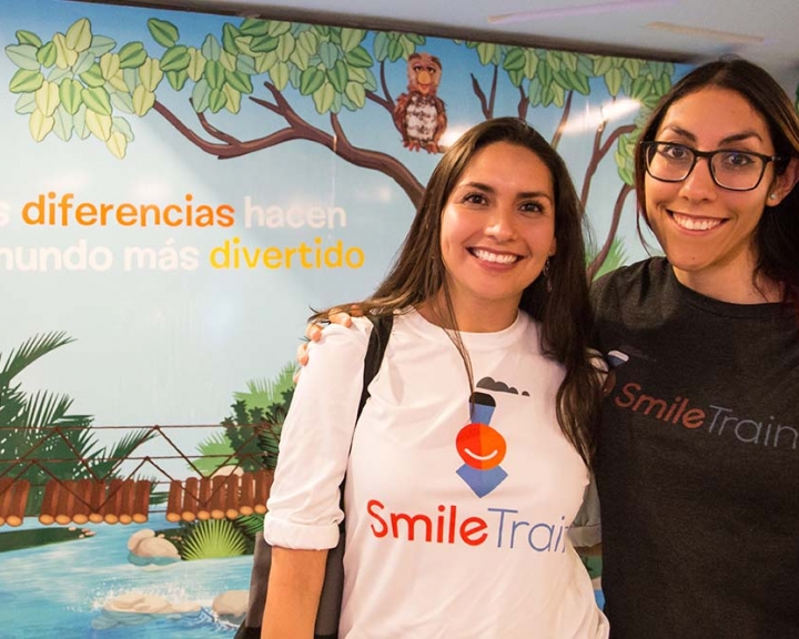 smile train staff members at a hospital