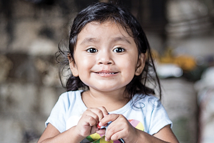 girl smiling